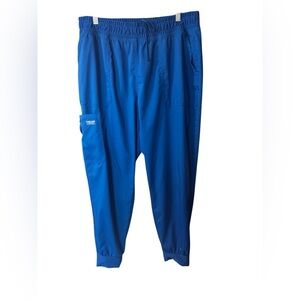 XL Cherokee Women's Jogger Scrub Pants • Royal Blue